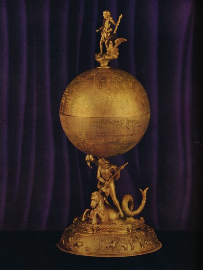 'The 'Airthrey' Gold Globe Cup: South German', c1560-1565, (1936). Artist: Unknown.