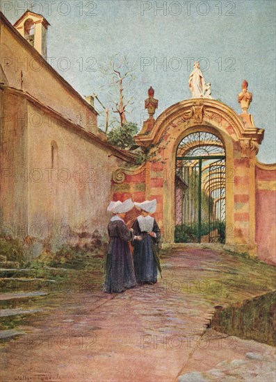 ''Entrance to the Villa Centurione, S. Margherita Ligure', c1910, (1912). Artist: Walter Frederick Roofe Tyndale.