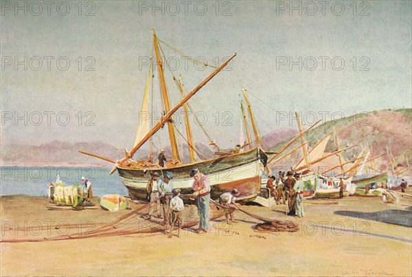 'The Strand at Sestri Levante', c1910, (1912). Artist: Walter Frederick Roofe Tyndale.