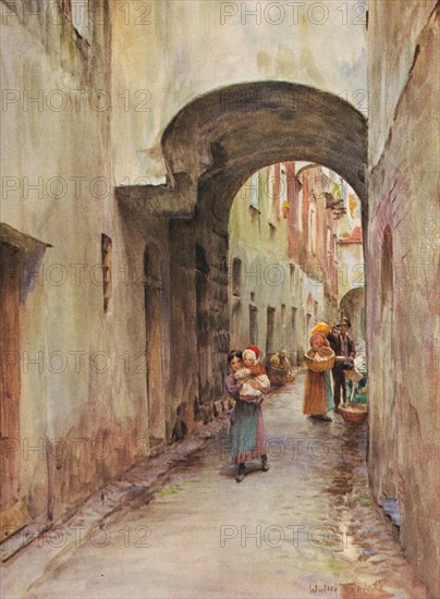 'A Lane in Noli', c1910, (1912). Artist: Walter Frederick Roofe Tyndale.