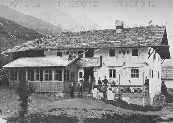 'Mountain Chalet, Tyrol', c1913. Artist: Charles JS Makin.