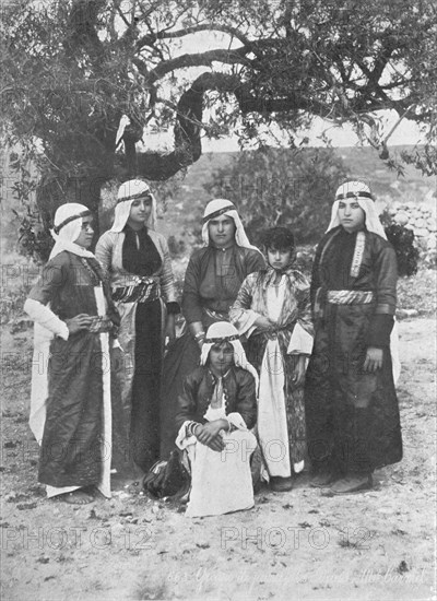 'Group of Druse Ladies', c1913. Artist: Charles JS Makin.