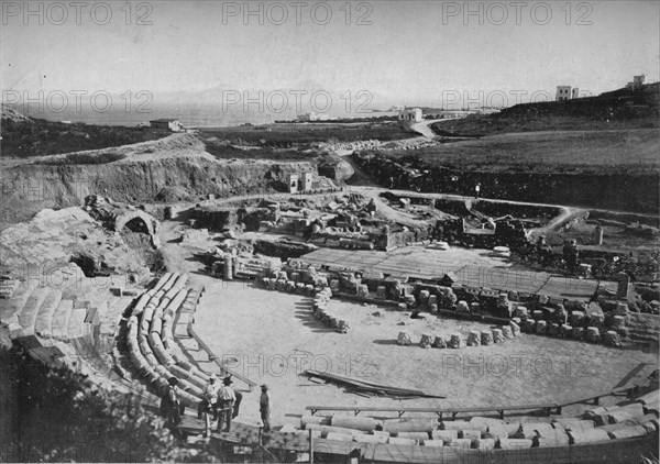 'Carthage. The Amphitheatre', c1913. Artist: Charles JS Makin.