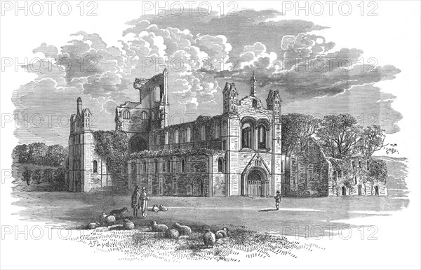 'From the North-West', 'Kirkstall Abbey, c1880, (1897). Artist: Alexander Francis Lydon.