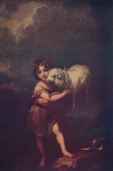 'St. John and the Lamb', 1660-5, (c1900). Artist: Bartolomé Esteban Murillo.