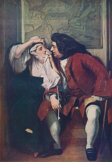 'A Scene from Tristram Shandy (?Uncle Toby and the Widow Wadman?)', 1829?30, (c1915). Artist: Charles Robert Leslie.