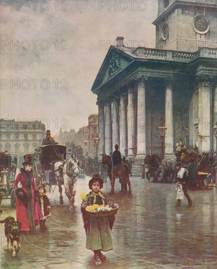 'St Martin's-in-the-Fields', 1888, (c1915). Artist: William Logsdail.