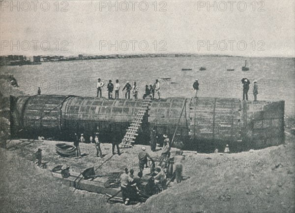 'Preparing to Launch', 1877, (1910). Artist: Unknown.