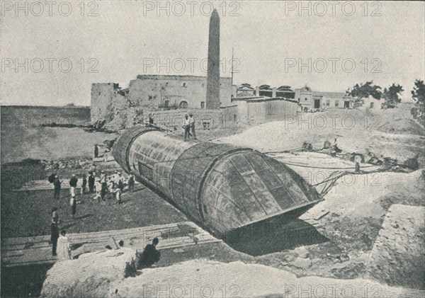 'The First Attempt at Launching', 1877, (1910). Artist: Unknown.