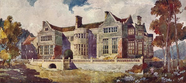 'Maesycrugiau Manor, Carmarthenshire', c1900, (1905). Artist: Arnold Mitchell.