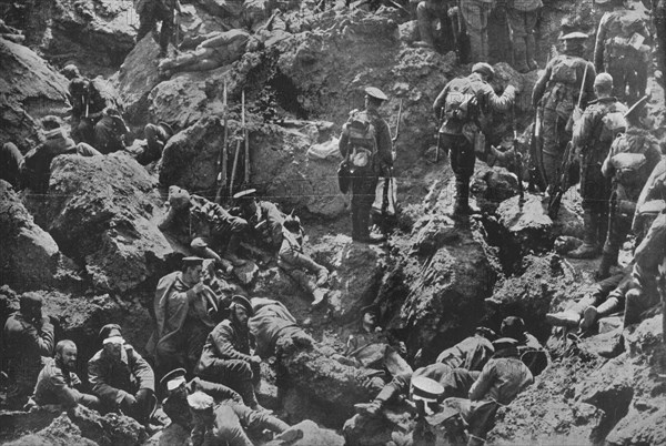 'A remarkable war photograph, mined and captured by the British', 1915. Artist: Unknown.