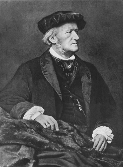 'Richard Wagner', 1870, (1939). Artist: Franz Seraph Hanfstaengl.