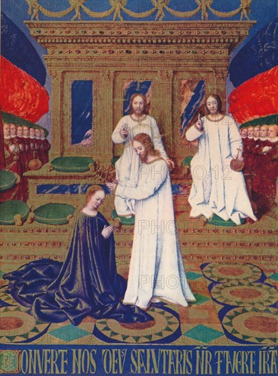'The Virgin's Coronation', c1455, (1939). Artist: Jean Fouquet.
