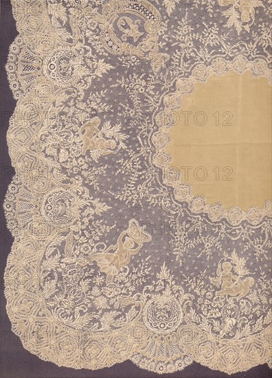 'Handkerchief of Brussels Lace', 1863.  Artist: Robert Dudley.