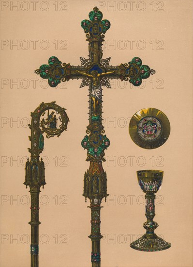 Objects for Ecclesiastical Use by E.C. Trioullier, Paris', 1893.  Artist: Robert Dudley.