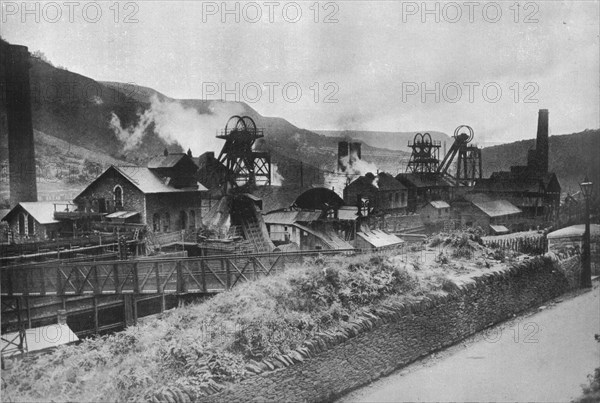 'The scene of the Coal Strike: A typical South Wales coat mine', 1915. Artist: Unknown.