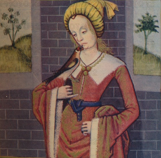 'Claudia - Verge Vestale', 1403, (1939). Artist: Master of Berry's Cleres Femmes.