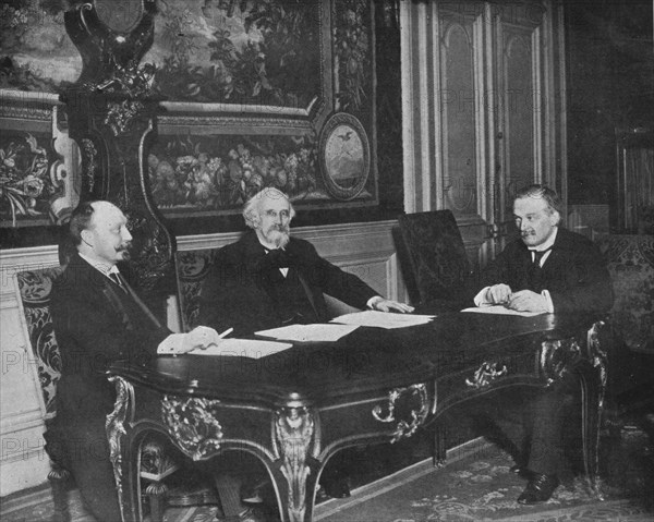 'A financial conference of the Allies, Paris', 1915. Artist: Unknown.