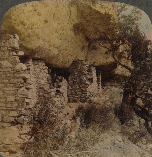 'Homes of a Vanished Race - Cliff Dwellings in Walnut Canyon, Arizona', 1903. Artists: Elmer Underwood, Bert Elias Underwood.