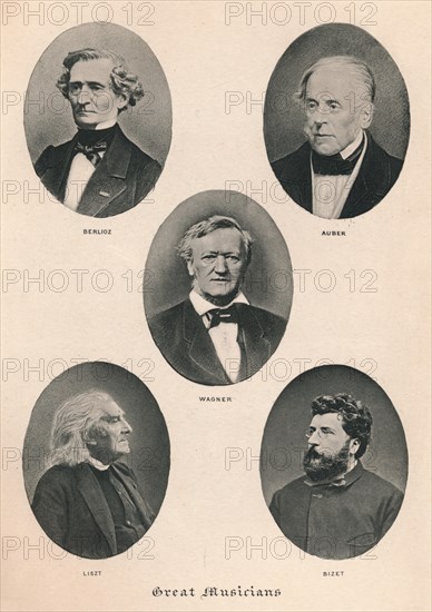 'Great Musicians - Plate II.', 1895. Artist: Unknown.