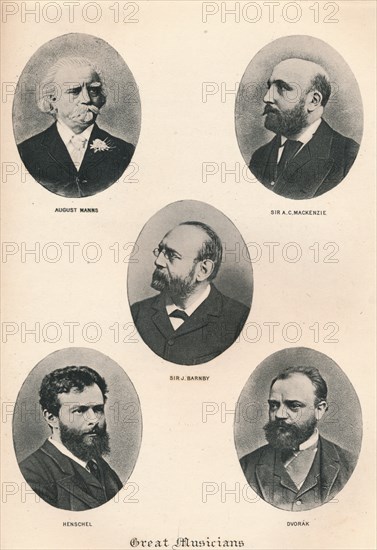 'Great Musicians - Plate VIII.', 1895. Artist: Unknown.