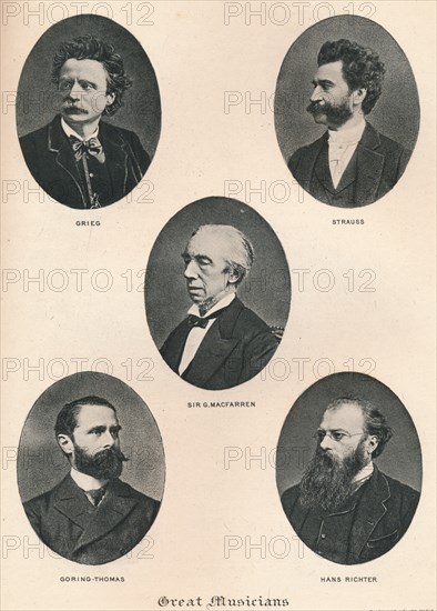 'Great Musicians - Plate IX.', 1895. Artist: Unknown.