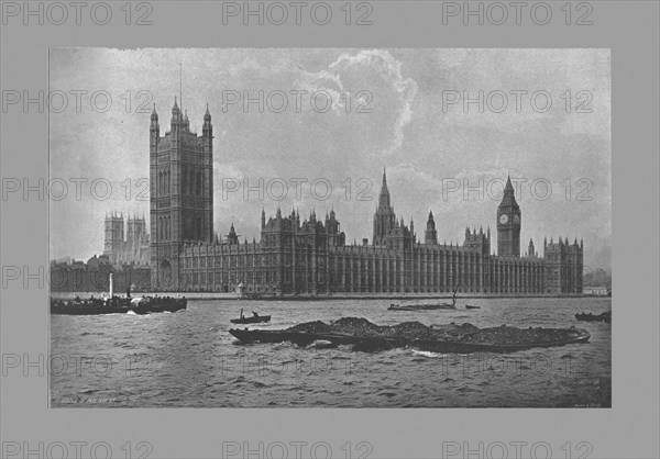 The Houses of Parliament, London, c1900. Artist: Frith & Co.