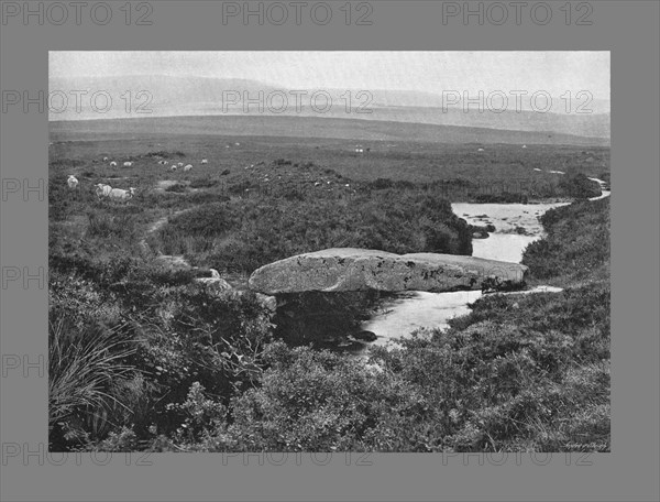 Walla Brook Bridge, Dartmoor, c1900. Artist: Chapman & Sons.