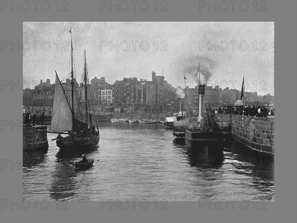 The Harbour, Bridlington Quay, c1900. Artist: JW Shores.