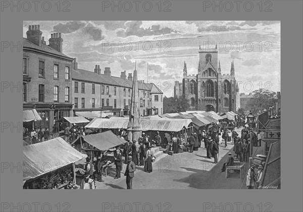 Market Place, Selby, c1900 . Artist: Poulton & Co.