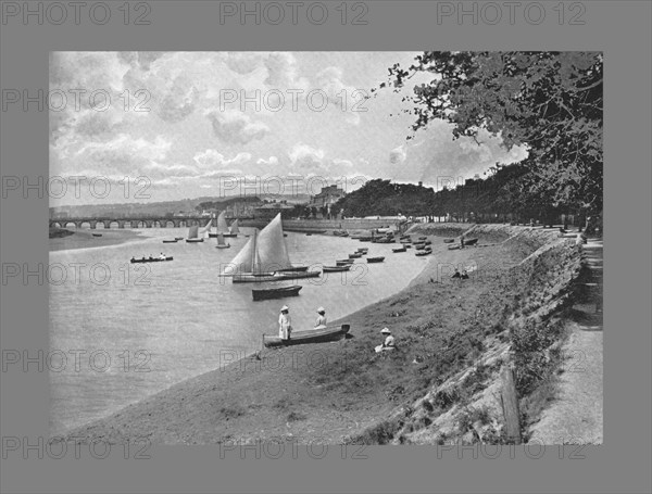 Barnstaple from South Walk, c1900. Artist: Vickery Bros.