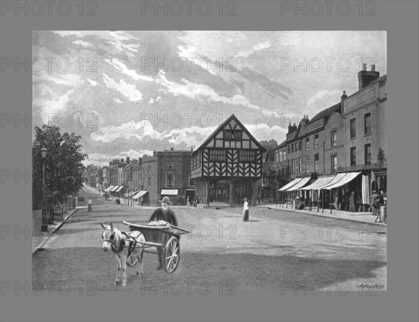 Market Place, Ledbury, c1900. Artist: Valentine & Sons.