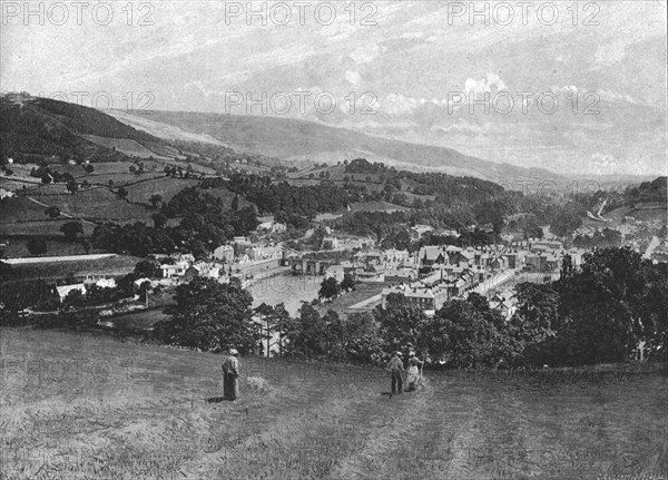 Llangollen and Crow Castle, c1900. Artist: Lettsome & Sons.