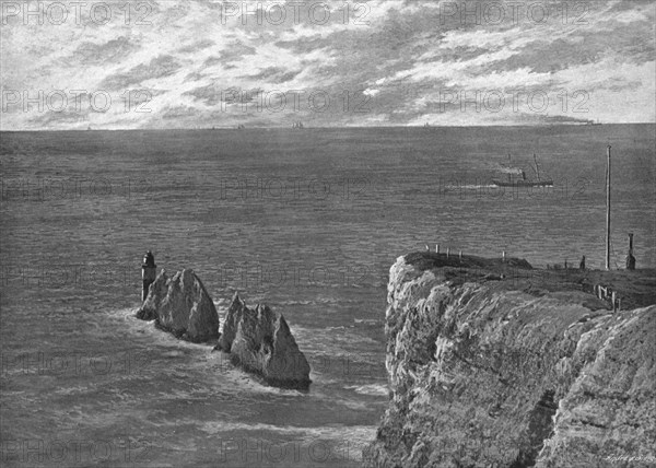 The Needles Isle of Wight, c1900. Artist: Paulton & Son.