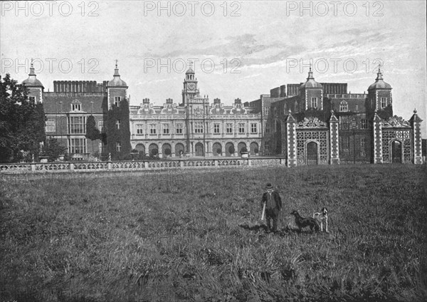 Hatfield House, South front,c1900. Artist: GW Wilson and Company.