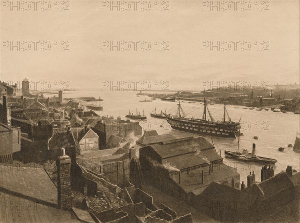 'The Mouth of the Tyne', 1902. Artist: Unknown.