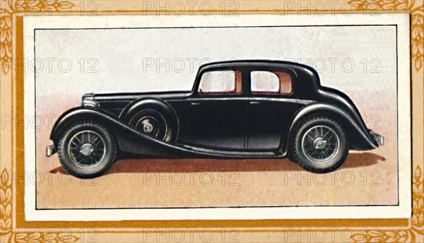 'SS Jaguar 2 1/2-Litre Saloon', c1936. Artist: Unknown.