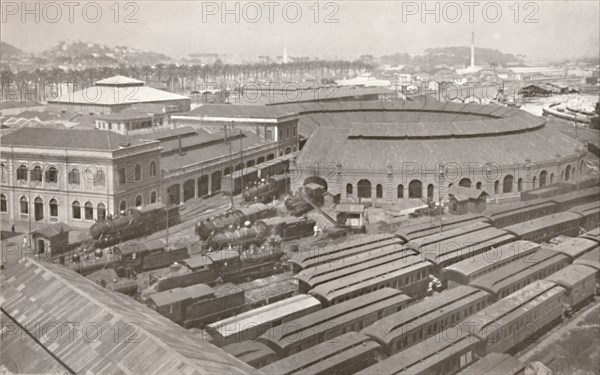 'The Rio de Janeiro Terminus of the Central Railway of Brazil', 1914. Artist: Unknown.