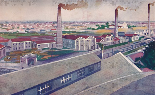 'The Jute Mills of the Cia. Nacional de Tecidos de Juta', 1914. Artist: Unknown.