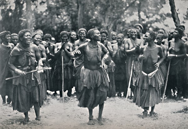 An African witches' dance, 1912. Artist: H Exton.