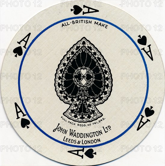 'Ace of Spades', c1929. Artist: Unknown.