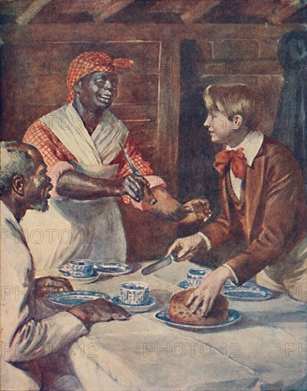 Now for the cake, said Mas'r George', 1929. Artist: Unknown.