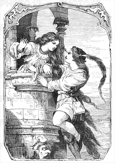 'Rapunzel', 1901. Artist: Edward Henry Wehnert.