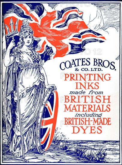 'Advert For Coates Bros. & Co. Ltd.', 1917. Artist: Coates Bros & Co Ltd.