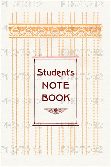 'Student's Note Book', 1917. Artist: Unknown.