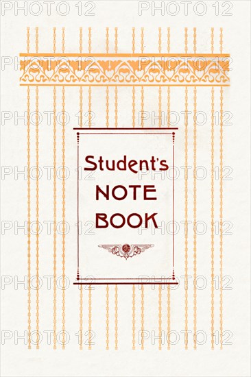 'Student's Note Book', 1917. Artist: Unknown.