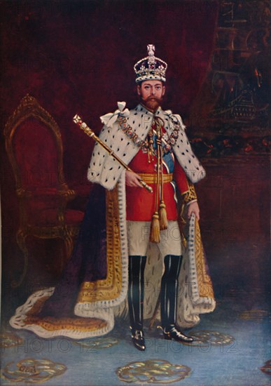 'King George V', 1917. Artist: Garratt & Atkinson.