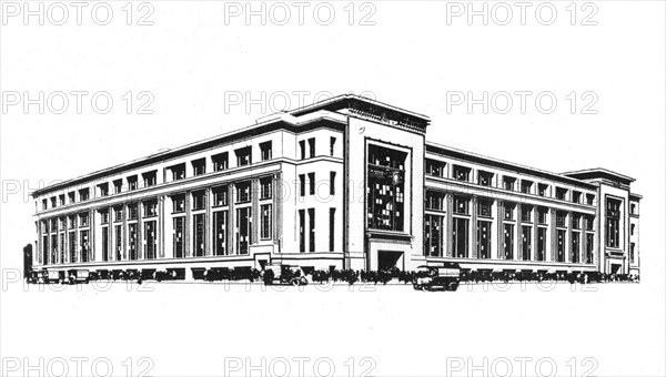 'Frontage - W. H. Smith & Son's New Works', 1916. Artist: Unknown.