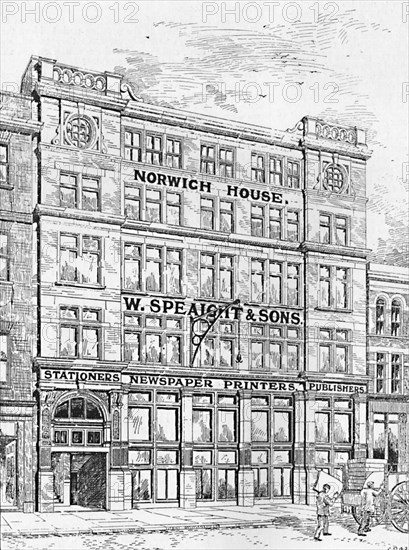 'The Works at Norwich Street', 1916. Artist: Unknown.