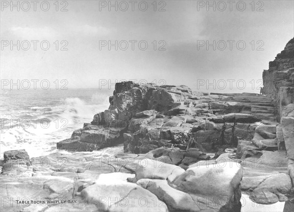 'Table Rocks, Whitley Bay', 1907. Artist: Photochrom Co Ltd of London.